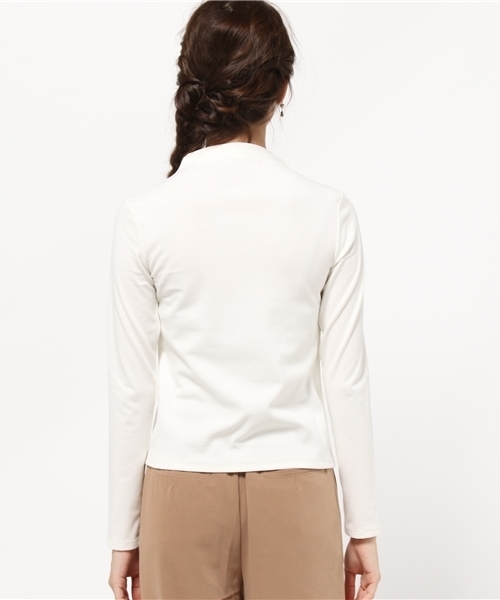 BLONDY ReLISH（ブロンディリリッシュ）の「ライトポンチハイネック（Tシャツ/カットソー・レディース・オフホワイト/グレー/ライトブルー/ブラック・FREE）」の7枚目の写真