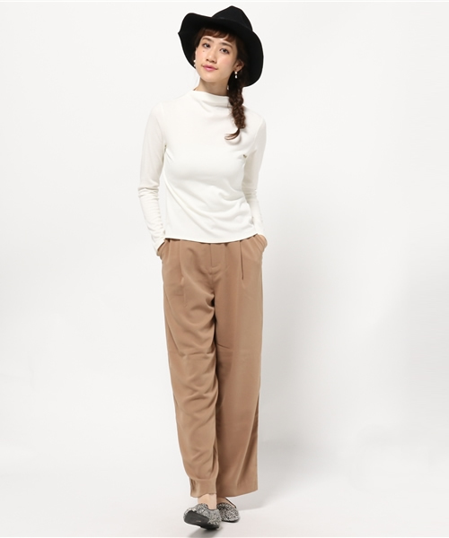 BLONDY ReLISH（ブロンディリリッシュ）の「ライトポンチハイネック（Tシャツ/カットソー・レディース・オフホワイト/グレー/ライトブルー/ブラック・FREE）」の8枚目の写真