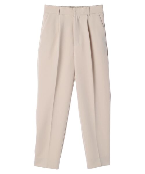 YECCA VECCA（イェッカヴェッカ）の「タックテーパードパンツ（その他パンツ・レディース・ライトベージュ/ブラック・M/S）」の7枚目の写真