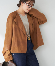 Fake Suede Cropped ジャケット