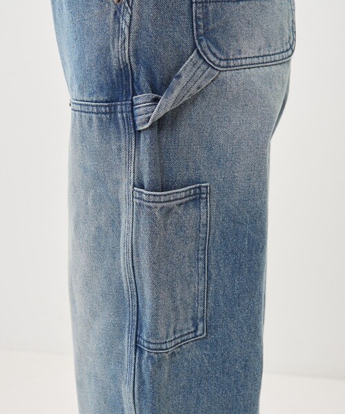 FREAK'S STORE（フリークスストア）の「ダブルニーデニム /カーヴィーパンツ/カーブパンツ（デニムパンツ・レディース・ブルー/ブラック/サックスブルー・SMALL/MEDIUM）」の6枚目の写真