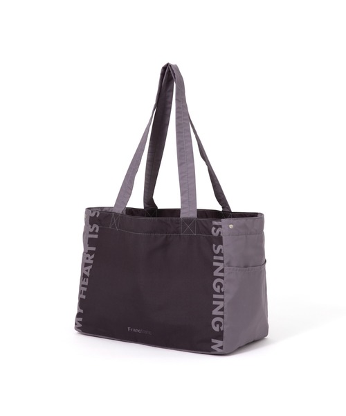 Francfranc（フランフラン）の「バイカラー 保冷レジカゴバッグ ブラック（トートバッグ・レディース・ブラック・FREE）」の2枚目の写真