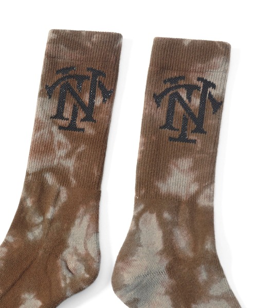 thisisneverthat（ディスイズネバーザット）の「Tie Dye Socks（ソックス/靴下・メンズ・ブラウン/マルチ・FREE）」の6枚目の写真