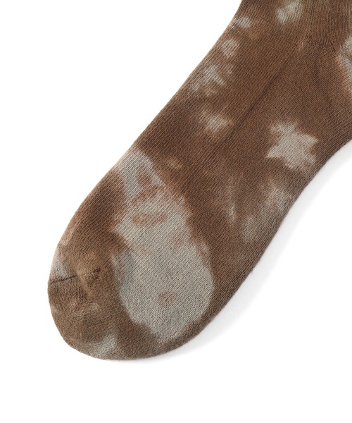 thisisneverthat（ディスイズネバーザット）の「Tie Dye Socks（ソックス/靴下・メンズ・ブラウン/マルチ・FREE）」の7枚目の写真