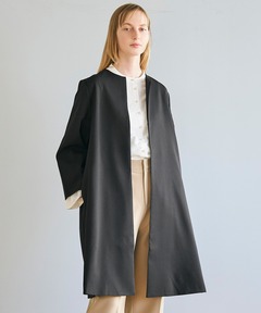 セール】Shantung V Neck ジャケット（ノーカラージャケット）｜Plage