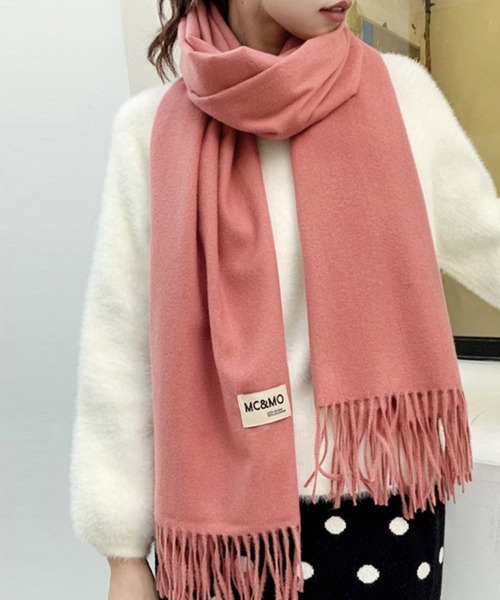 Miniministore(ミニミニストア)の「【新色追加】ストール 大判 マフラー カシミヤタッチ(マフラー・レディース・ブルー/グレー/ライトブラウン/ローズ/ブラック/アイボリー/ピンクベージュ/ベビーピンク/ダークブラウン/ピンク/キャメル/ライトグレー/レッド/ベージュ/ダークベージュ/ダークグレー/パープル/イエロー/ミント/モカ/テラコッタ・FREE)」の21枚目の写真