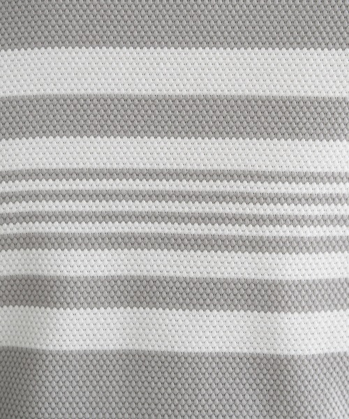 ikka(イッカ)の「パイナップルパネルボーダーTシャツ(Tシャツ/カットソー・メンズ・ホワイト/ネイビー/グレー・M/L/XL/S)」の16枚目の写真