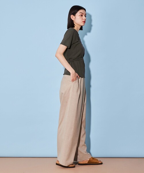 CITEN（シテン）の「＜CITEN＞バンドゥ ニット セット プルオーバー（ニット/セーター・レディース・ライトグレー/ダークグレー・FREE）」の7枚目の写真