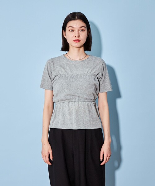 CITEN（シテン）の「＜CITEN＞バンドゥ ニット セット プルオーバー（ニット/セーター・レディース・ライトグレー/ダークグレー・FREE）」の8枚目の写真