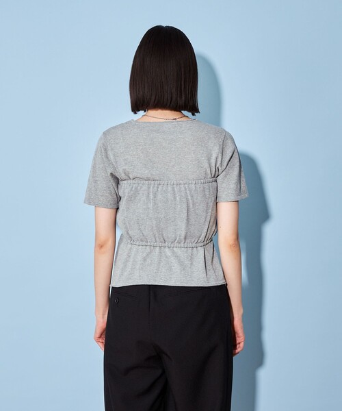 CITEN（シテン）の「＜CITEN＞バンドゥ ニット セット プルオーバー（ニット/セーター・レディース・ライトグレー/ダークグレー・FREE）」の9枚目の写真