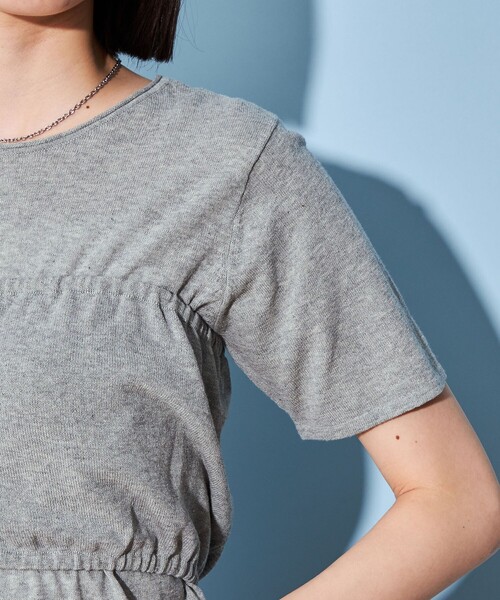 CITEN（シテン）の「＜CITEN＞バンドゥ ニット セット プルオーバー（ニット/セーター・レディース・ライトグレー/ダークグレー・FREE）」の12枚目の写真