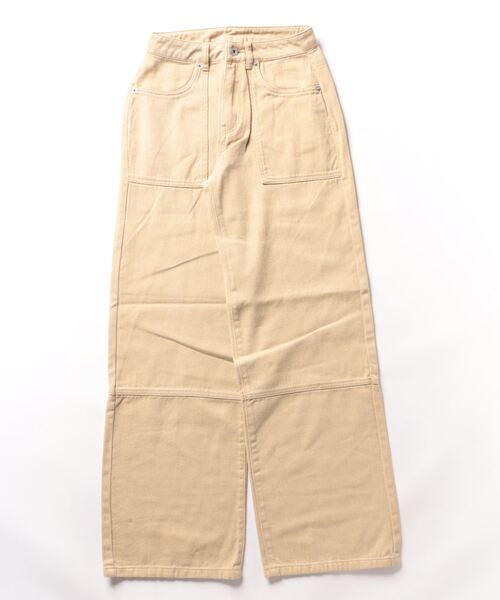 3.3 Field Trip （3.3フィールドトリップ）の「3.3 Field Trip／スカート SET パンツ /レイヤード/3WAY/ラップ/取り外し可能/2994159（デニムパンツ・レディース・ベージュ/ブラック/カーキ・MEDIUM/LARGE）」の5枚目の写真