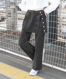 3.3 Field Trip  | 3.3 Field Trip／スカート SET パンツ /レイヤード/3WAY/ラップ/取り外し可能/2994159(デニムパンツ)