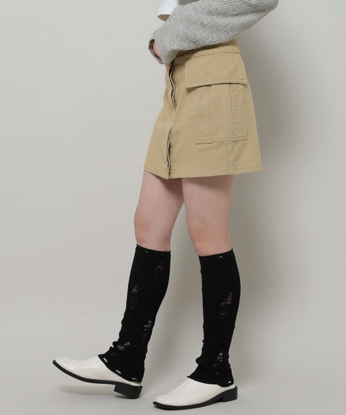 3.3 Field Trip （3.3フィールドトリップ）の「3.3 Field Trip／スカート SET パンツ /レイヤード/3WAY/ラップ/取り外し可能/2994159（デニムパンツ・レディース・ベージュ/ブラック/カーキ・MEDIUM/LARGE）」の18枚目の写真
