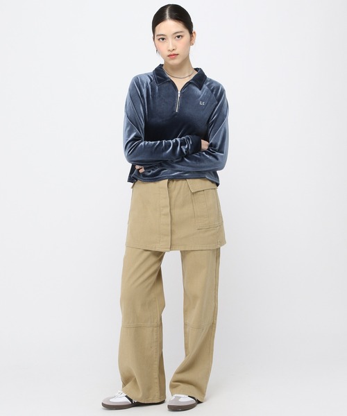 3.3 Field Trip （3.3フィールドトリップ）の「3.3 Field Trip／スカート SET パンツ /レイヤード/3WAY/ラップ/取り外し可能/2994159（デニムパンツ・レディース・ベージュ/ブラック/カーキ・MEDIUM/LARGE）」の13枚目の写真