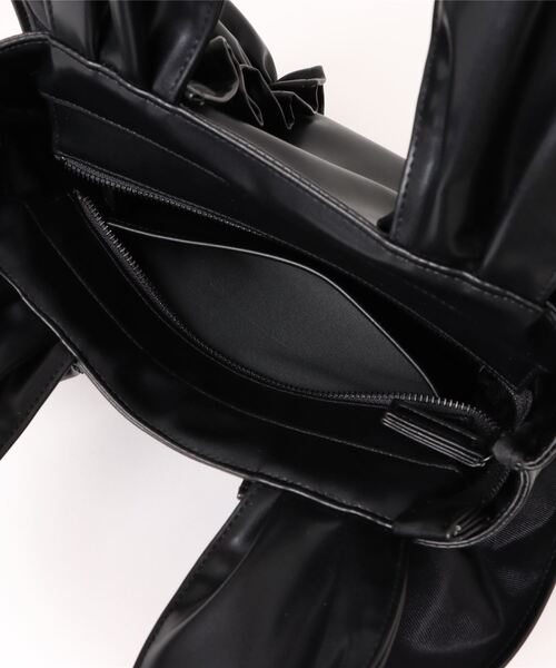 HELOYSE（エロイーズ）の「【HELOYSE/エロイーズ】 BONBONBUTTERFLY PU LEATHER S（ハンドバッグ・レディース・シルバー/ブラック・FREE）」の5枚目の写真