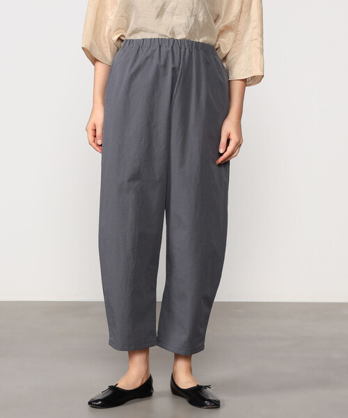 apuntob（アプントビー）の「apuntob | コットン ワイドイージーパンツパンツ WOMEN（その他パンツ・レディース・イエロー/グレー・2）」の4枚目の写真