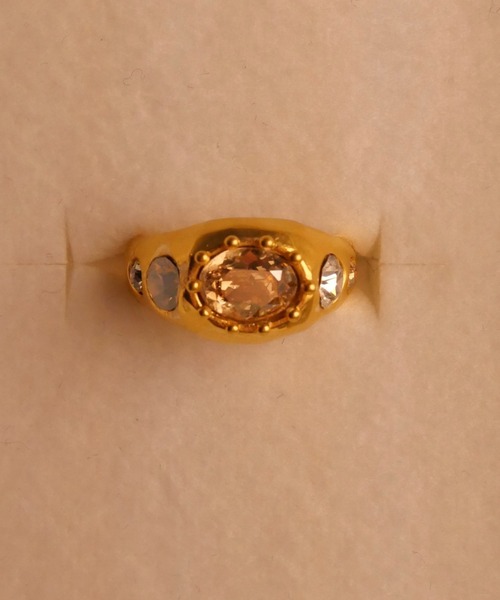 whim(ウィム)の「【NEW】Big Stone Embed Ring(リング・レディース・ゴールド/シルバー/シルバー系その他/ゴールド系その他・#9/#13)」の10枚目の写真