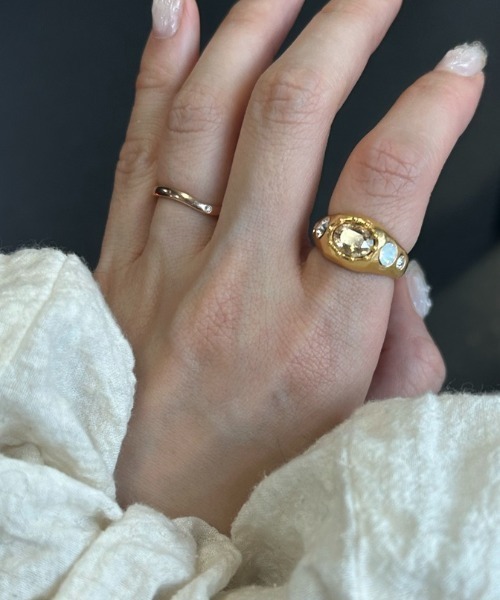 whim(ウィム)の「【NEW】Big Stone Embed Ring(リング・レディース・ゴールド/シルバー/シルバー系その他/ゴールド系その他・#9/#13)」の21枚目の写真