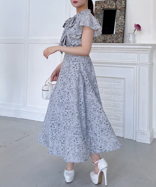 MIIA（ミーア）の「ボウタイフレアワンピース（ワンピース）」 - WEAR