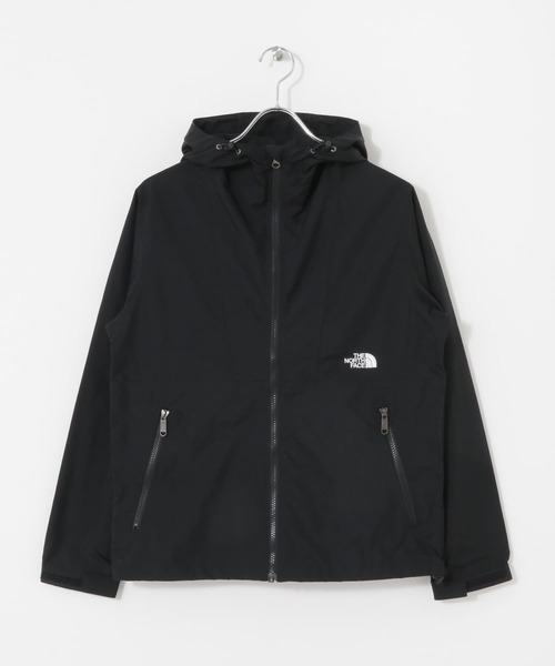 THE NORTH FACE（ザノースフェイス）の「THE NORTH FACE　COMPACT JACKET（ナイロンジャケット・レディース・カーキ/ブラック・MEDIUM/LARGE）」の8枚目の写真