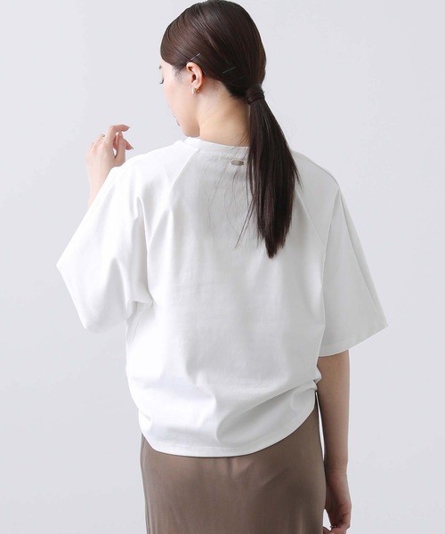 Gready Brilliant(グレディブリリアン)の「ARDELAYロゴTシャツ(Tシャツ/カットソー・レディース・オフホワイト/モカ・38)」の9枚目の写真