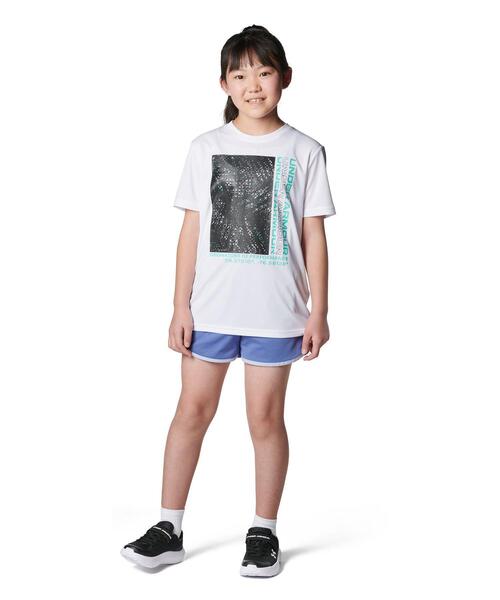 UNDER ARMOUR（アンダーアーマー）の「UAスピードストライド グラフィック ショートスリーブTシャツ（トレーニング/KIDS）（Tシャツ/カットソー・キッズ・ホワイト・140cm/150cm/160cm/120cm/130cm）」の6枚目の写真