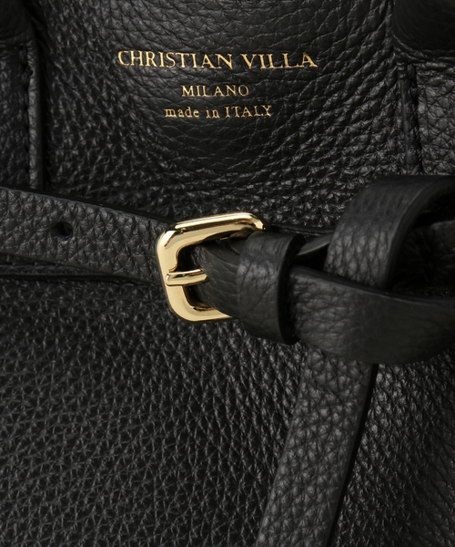 La TOTALITE(ラトータリテ)の「【CHRISTIAN VILLA/クリスチャンヴィラ】レザートートBAG(トートバッグ・レディース・ブラック/ベージュ・FREE)」の14枚目の写真