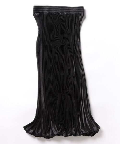 Narcissus（ナルシス）の「メタリックプリーツスカート（スカート・レディース・ベージュ/ブラック・FREE）」の8枚目の写真
