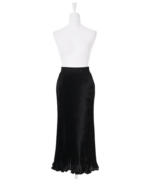 Narcissus（ナルシス）の「メタリックプリーツスカート（スカート・レディース・ベージュ/ブラック・FREE）」の15枚目の写真