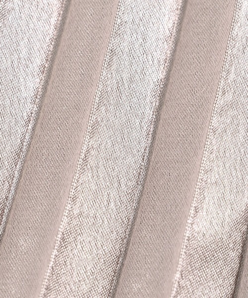 Narcissus（ナルシス）の「メタリックプリーツスカート（スカート・レディース・ベージュ/ブラック・FREE）」の7枚目の写真