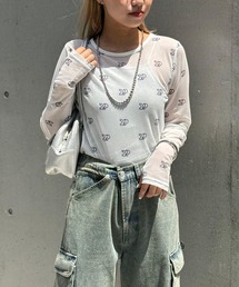 CIAOPANIC | CP総柄ロゴシアーTEE(Tシャツ/カットソー)