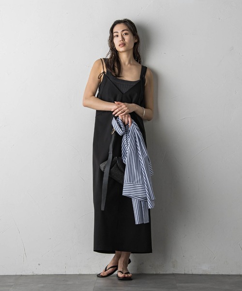 【セール】360度ストレッチキャミワンピース（ワンピース）｜MAYSON GREY（メイソングレイ）