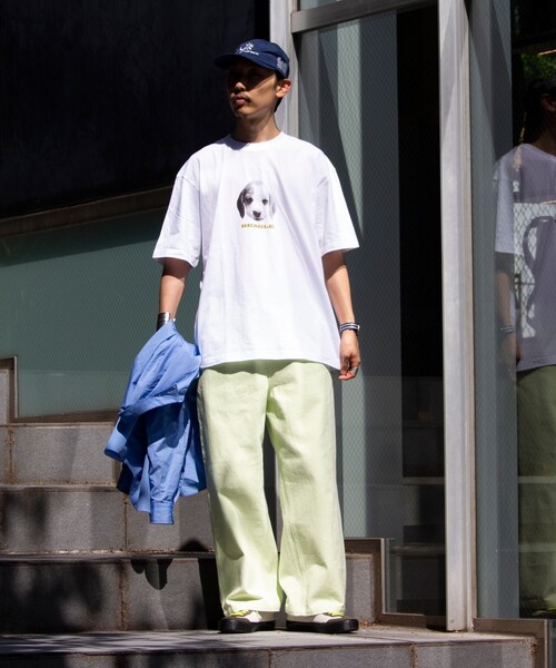 GLOSTER(グロスター)の「【新柄追加】【GLOSTER/グロスター】DOG&CAT 犬猫プリントTシャツ(Tシャツ/カットソー・メンズ・ホワイト系その他2/ホワイト系その他7/ホワイト系その他3/ホワイト系その他/ホワイト系その他6/ホワイト系その他5/ホワイト系その他4/その他・S/L/M)」の22枚目の写真