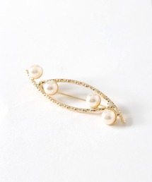 Jines（ジネス）の「パールリーフモチーフブローチ（ブローチ/コサージュ）」