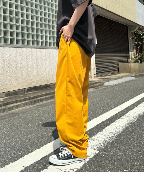 ILL'S（イルズ）の「ワイドテーパード リラックスイージー カラーシェフパンツ ワークパンツ（チノパンツ・メンズ・ワイン/グリーン/ブルー/イエロー/ホワイト/ブラック/ネイビー/ベージュ/パープル/カーキ/ブラウン・S/M/L/XL）」の20枚目の写真