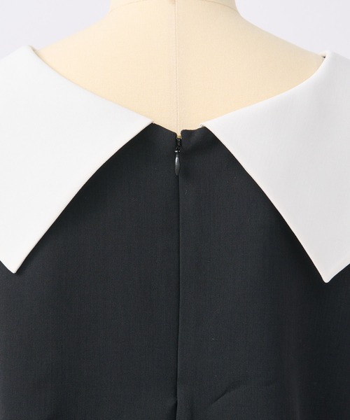 La boutique BonBon（ラブティックボンボン）の「白衿ブラウス（シャツ/ブラウス・レディース・ライトグレー/ブラック・FREE）」の12枚目の写真