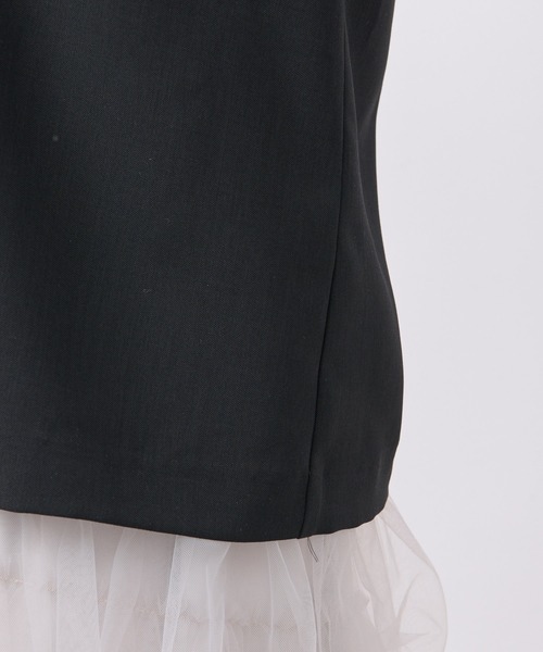 La boutique BonBon（ラブティックボンボン）の「白衿ブラウス（シャツ/ブラウス・レディース・ライトグレー/ブラック・FREE）」の11枚目の写真