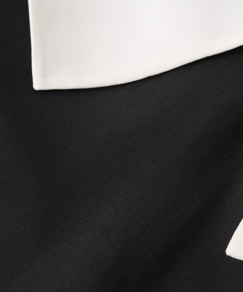 La boutique BonBon（ラブティックボンボン）の「白衿ブラウス（シャツ/ブラウス・レディース・ライトグレー/ブラック・FREE）」の10枚目の写真