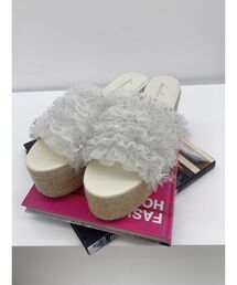 dazzlin | チュールギャザージュートウェッジサンダル(サンダル)