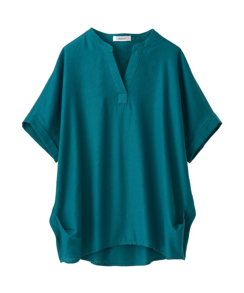 JOURNAL STANDARD　リネン混スキッパーシャツ　チュニック セール】リネン混スキッパーデザインシャツ（チュニック