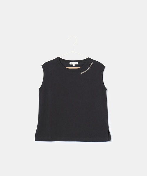 ROPE' PICNIC(ロペピクニック)の「【KIDS】UNISEXゆるっとタンクトップ/接触冷感(Tシャツ/カットソー・キッズ・チャコールグレー/オフホワイト/ピンク・L/M/S)」の15枚目の写真