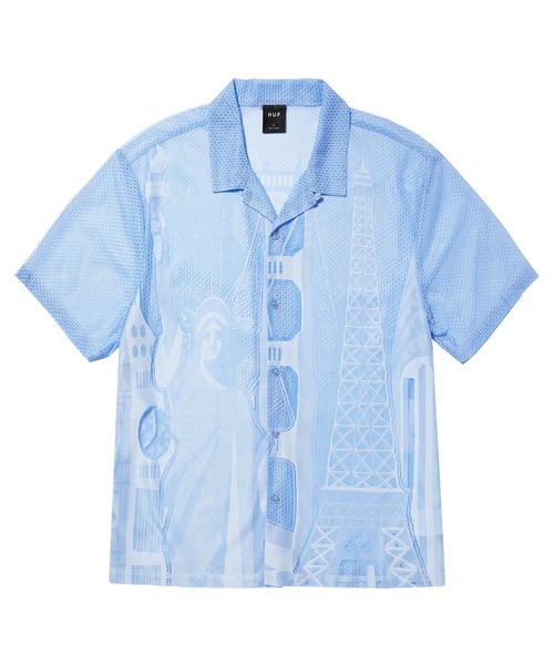 ハフ 　HUF 　シャツ　半袖 SUPPLIES & SERVICE SHIRT / HUF シャツ 半袖シャツ 半袖
