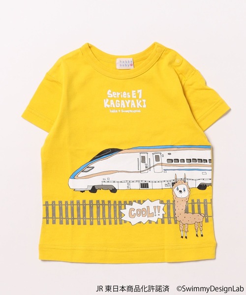 BABYL - BABY L TOUR Tシャツ イエロー セール】[ベビー]人気の乗り物プリントTシャツ（Tシャツ