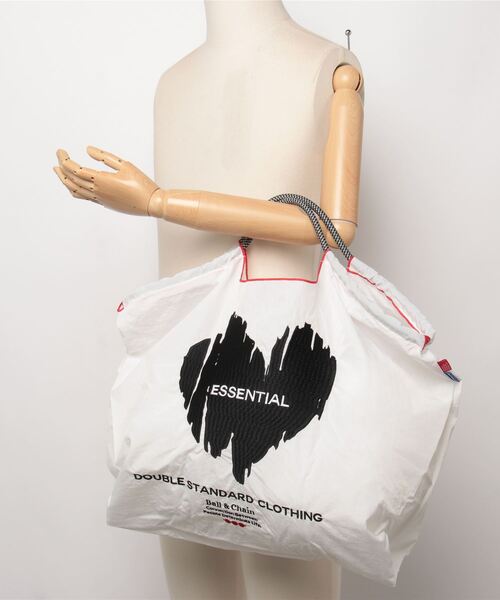 Ball&Chain(ボールアンドチェーン)の「Ball&Chain / ESSENTIALショッピングバッグ(エコバッグ/サブバッグ・レディース・オフホワイト・FREE)」の6枚目の写真