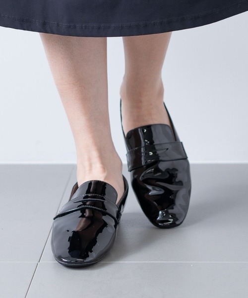 Mazell（マゼル）の「Mazell / 撥水AMEHAREコインローファー / レインローファー（レインシューズ・レディース・ブラック・36/35/39/38/37）」の2枚目の写真