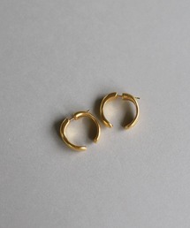 TEN. | 18KGP ワープピアス(ピアス(両耳用))