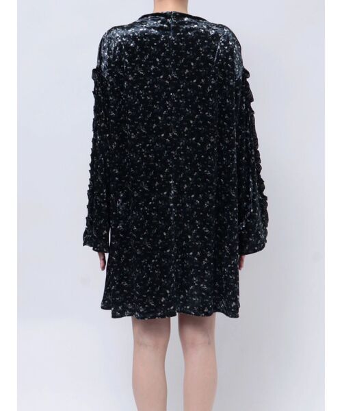 セール】flowerベロアミニワンピース（ワンピース）｜merry jenny