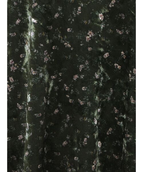 merry jenny（メリージェニー）の「flowerベロアミニワンピース（ワンピース・レディース・ブラック/グリーン・FREE）」の12枚目の写真
