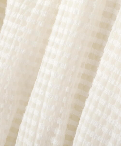 PROPORTION BODY DRESSING（プロポーションボディドレッシング）の「シアーチェックシャーリングブラウス / 1214210601（シャツ/ブラウス・レディース・ブラック/ホワイト系その他/ピンク・FREE）」の8枚目の写真